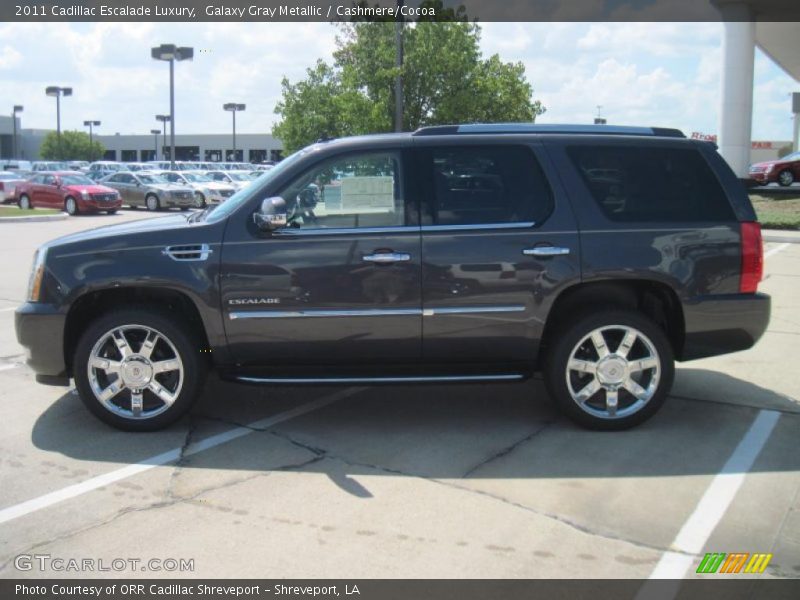 Galaxy Gray Metallic / Cashmere/Cocoa 2011 Cadillac Escalade Luxury