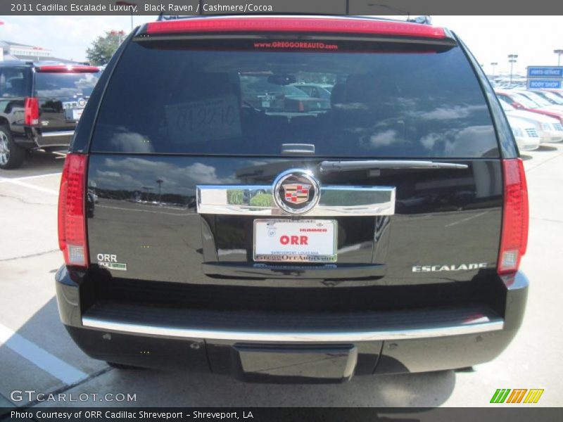 Black Raven / Cashmere/Cocoa 2011 Cadillac Escalade Luxury