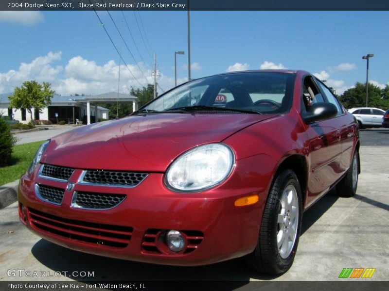 Blaze Red Pearlcoat / Dark Slate Gray 2004 Dodge Neon SXT