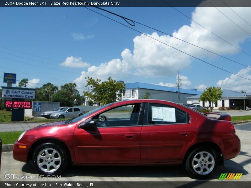 Blaze Red Pearlcoat / Dark Slate Gray 2004 Dodge Neon SXT