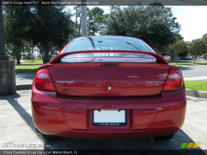Blaze Red Pearlcoat / Dark Slate Gray 2004 Dodge Neon SXT