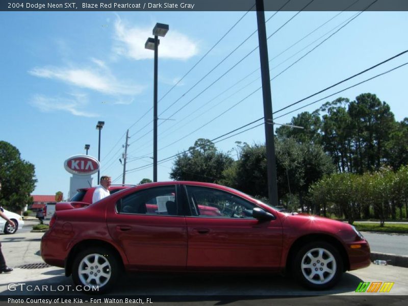 Blaze Red Pearlcoat / Dark Slate Gray 2004 Dodge Neon SXT