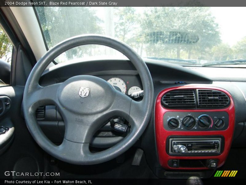 Blaze Red Pearlcoat / Dark Slate Gray 2004 Dodge Neon SXT