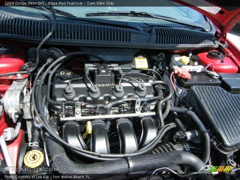 Blaze Red Pearlcoat / Dark Slate Gray 2004 Dodge Neon SXT