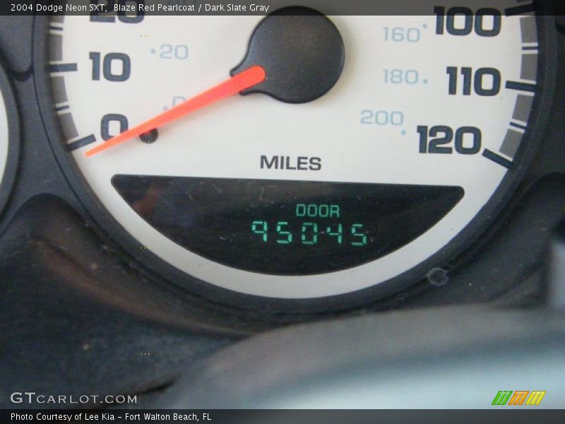 Blaze Red Pearlcoat / Dark Slate Gray 2004 Dodge Neon SXT