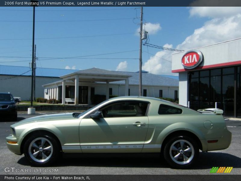 Legend Lime Metallic / Light Parchment 2006 Ford Mustang V6 Premium Coupe