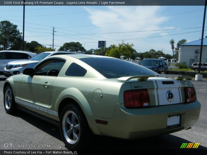 Legend Lime Metallic / Light Parchment 2006 Ford Mustang V6 Premium Coupe