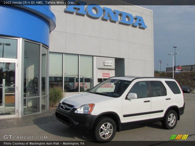 Taffeta White / Gray 2003 Honda CR-V EX 4WD