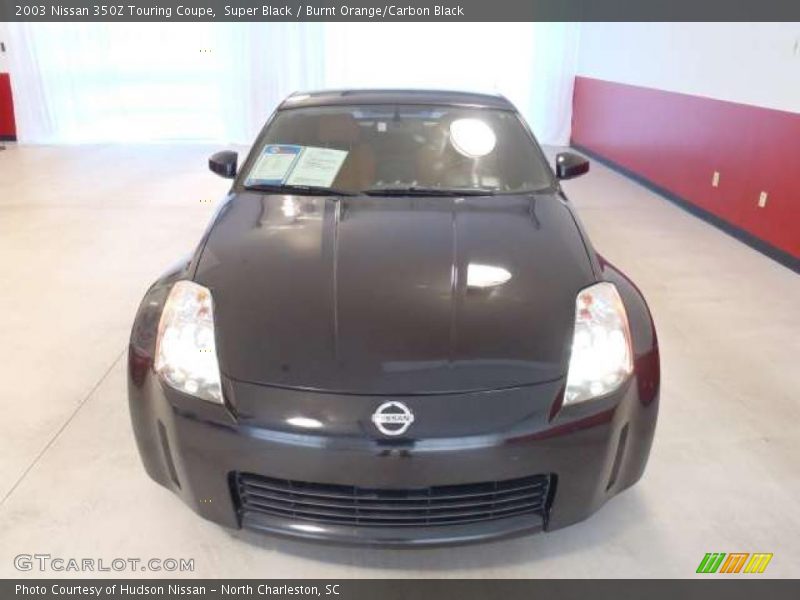 Super Black / Burnt Orange/Carbon Black 2003 Nissan 350Z Touring Coupe