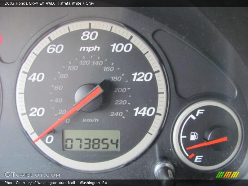 Taffeta White / Gray 2003 Honda CR-V EX 4WD