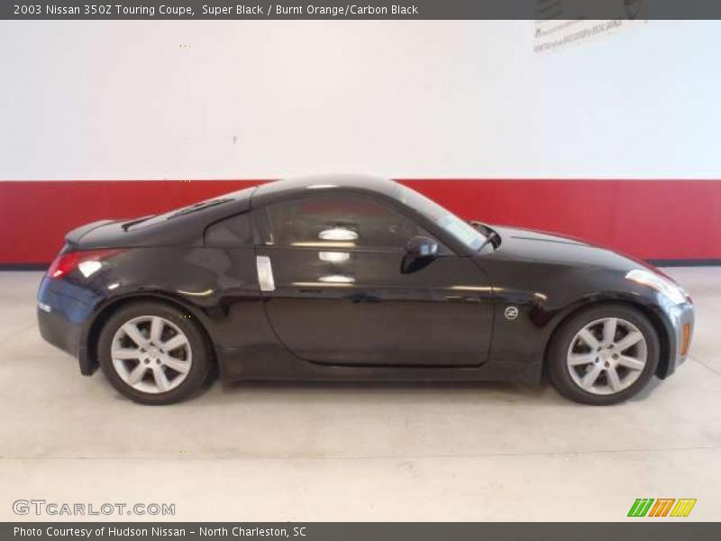 Super Black / Burnt Orange/Carbon Black 2003 Nissan 350Z Touring Coupe