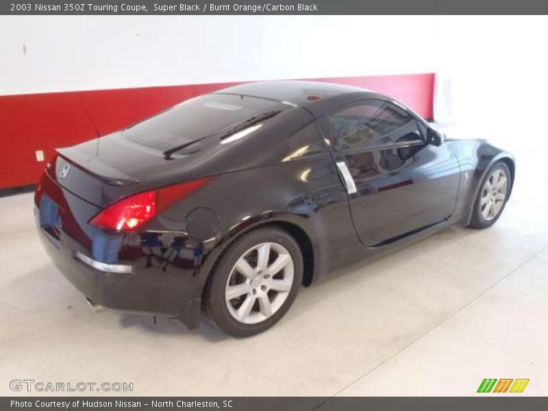 Super Black / Burnt Orange/Carbon Black 2003 Nissan 350Z Touring Coupe
