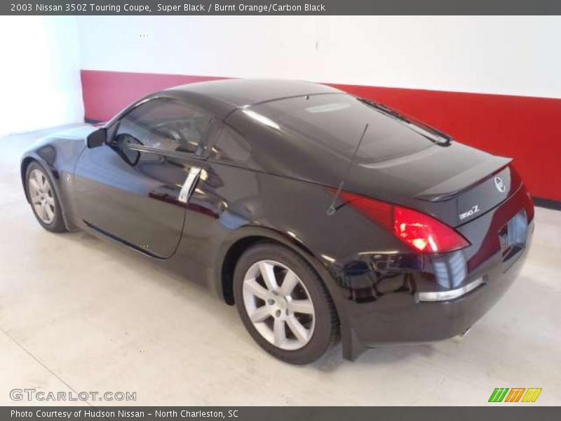 Super Black / Burnt Orange/Carbon Black 2003 Nissan 350Z Touring Coupe