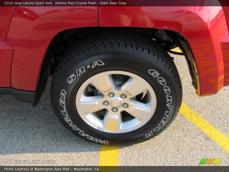 Inferno Red Crystal Pearl / Dark Slate Gray 2010 Jeep Liberty Sport 4x4