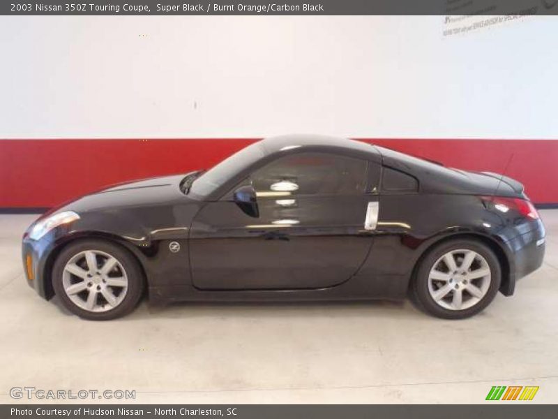 Super Black / Burnt Orange/Carbon Black 2003 Nissan 350Z Touring Coupe