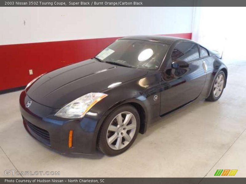 Super Black / Burnt Orange/Carbon Black 2003 Nissan 350Z Touring Coupe