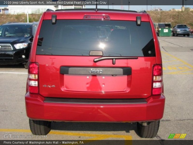 Inferno Red Crystal Pearl / Dark Slate Gray 2010 Jeep Liberty Sport 4x4