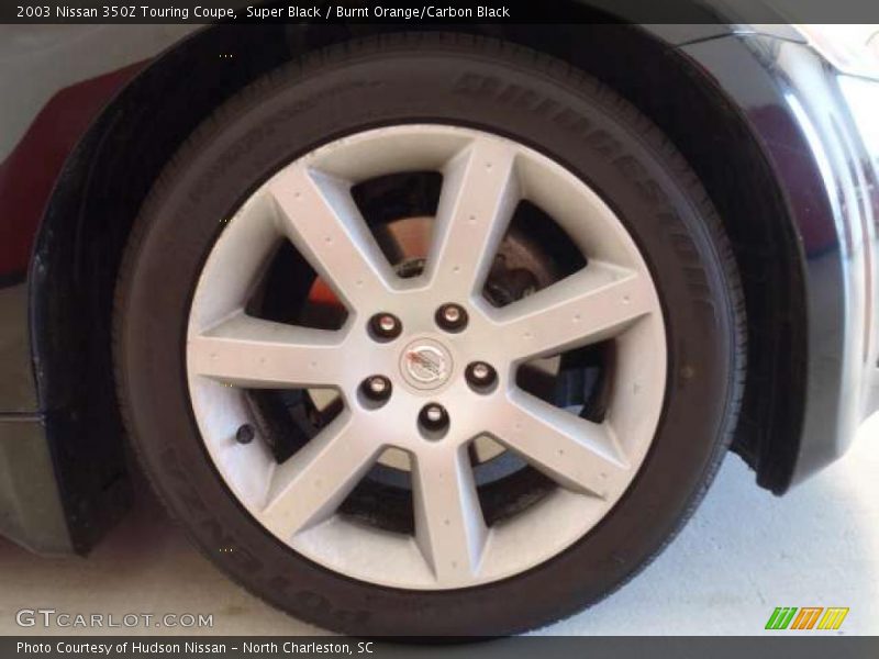 Super Black / Burnt Orange/Carbon Black 2003 Nissan 350Z Touring Coupe