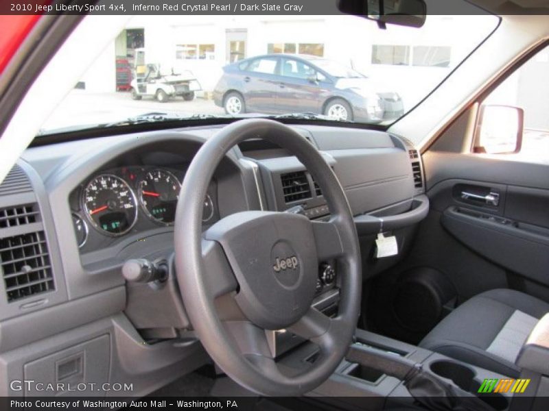 Inferno Red Crystal Pearl / Dark Slate Gray 2010 Jeep Liberty Sport 4x4