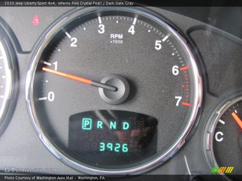 Inferno Red Crystal Pearl / Dark Slate Gray 2010 Jeep Liberty Sport 4x4