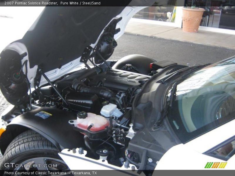 Pure White / Steel/Sand 2007 Pontiac Solstice Roadster