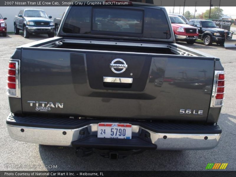 Smoke Gray / Graphite Black/Titanium 2007 Nissan Titan LE Crew Cab