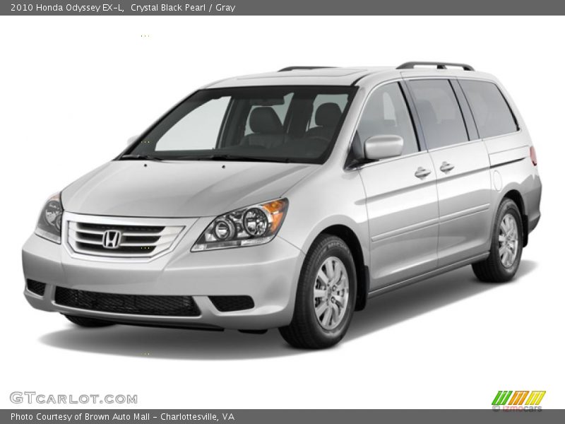 Crystal Black Pearl / Gray 2010 Honda Odyssey EX-L