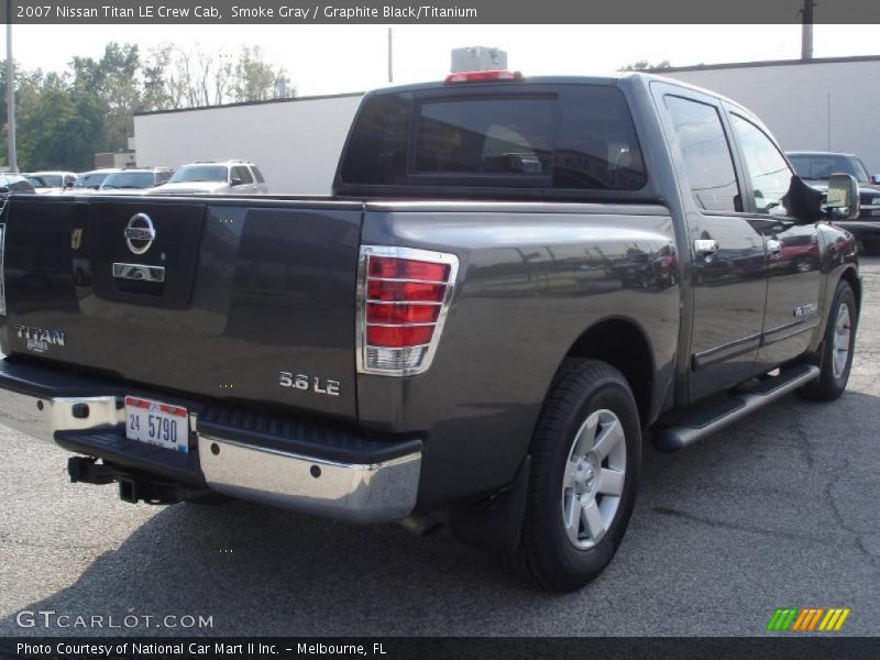 Smoke Gray / Graphite Black/Titanium 2007 Nissan Titan LE Crew Cab