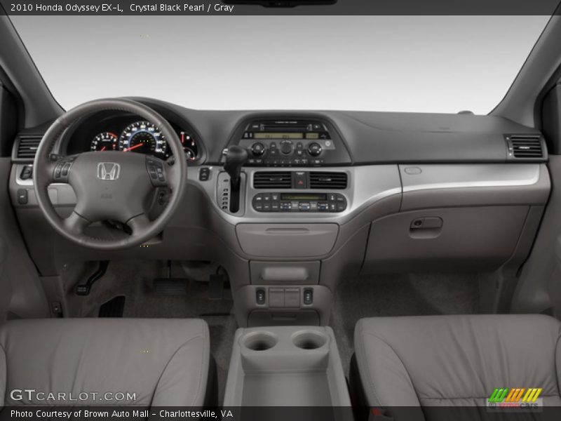 Crystal Black Pearl / Gray 2010 Honda Odyssey EX-L