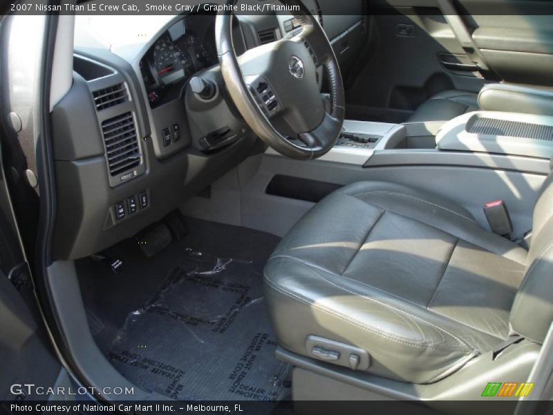 Smoke Gray / Graphite Black/Titanium 2007 Nissan Titan LE Crew Cab