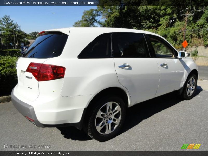 Aspen White Pearl / Parchment 2007 Acura MDX Technology