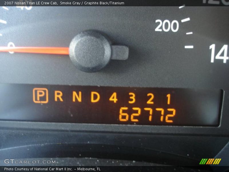 Smoke Gray / Graphite Black/Titanium 2007 Nissan Titan LE Crew Cab