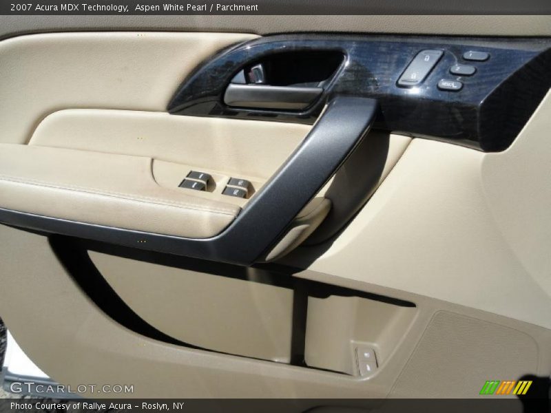 Aspen White Pearl / Parchment 2007 Acura MDX Technology