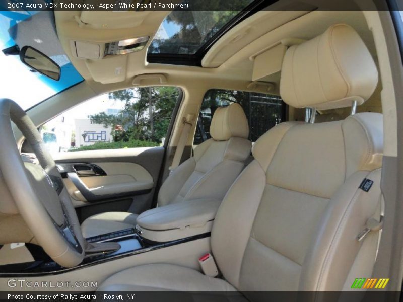 Aspen White Pearl / Parchment 2007 Acura MDX Technology