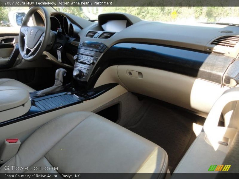 Aspen White Pearl / Parchment 2007 Acura MDX Technology