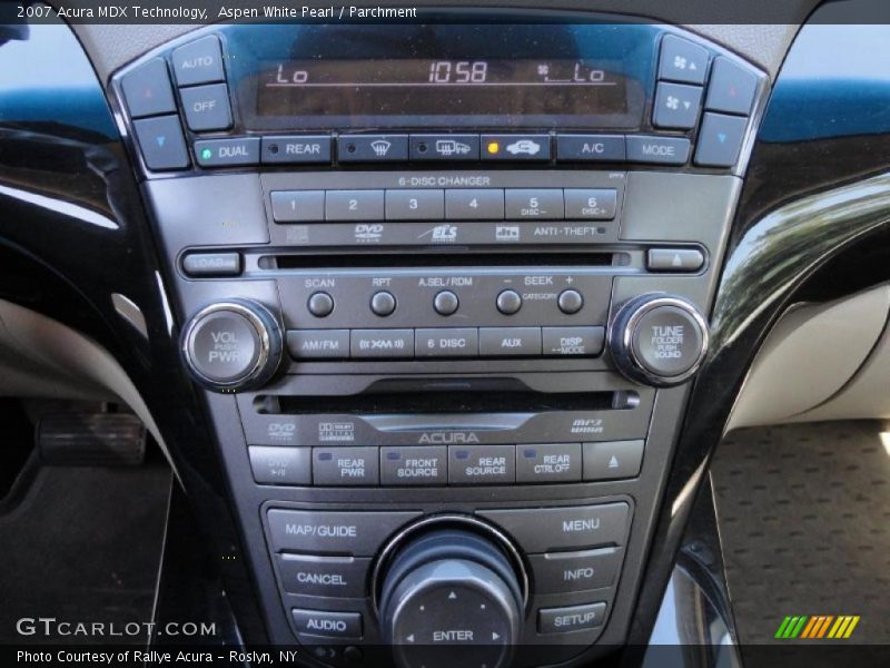 Aspen White Pearl / Parchment 2007 Acura MDX Technology