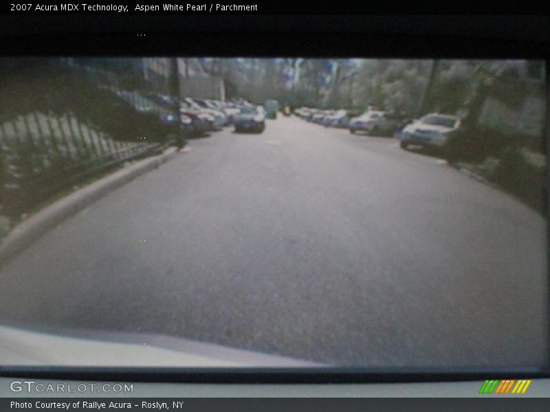 Aspen White Pearl / Parchment 2007 Acura MDX Technology