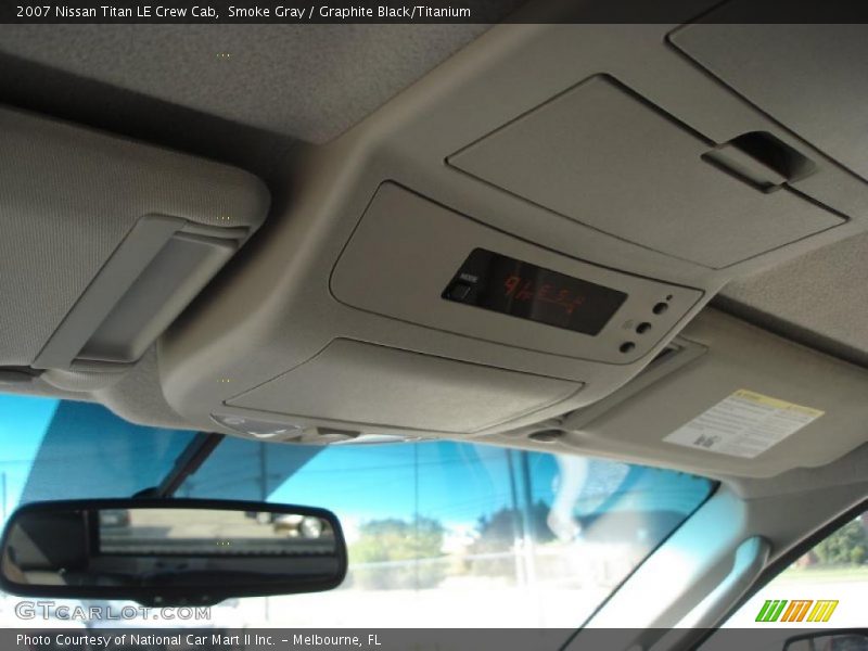 Smoke Gray / Graphite Black/Titanium 2007 Nissan Titan LE Crew Cab