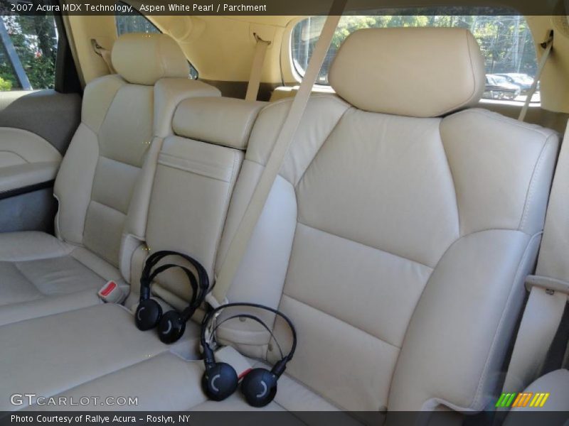 Aspen White Pearl / Parchment 2007 Acura MDX Technology