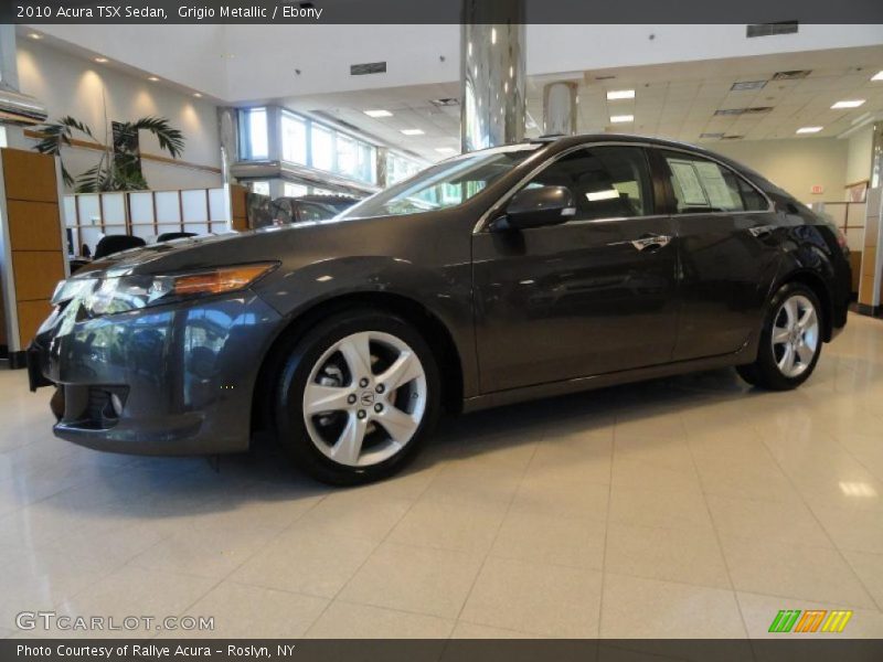 Grigio Metallic / Ebony 2010 Acura TSX Sedan