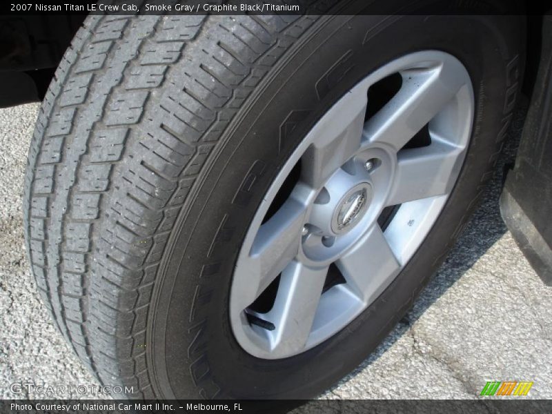 Smoke Gray / Graphite Black/Titanium 2007 Nissan Titan LE Crew Cab