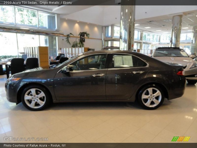 Grigio Metallic / Ebony 2010 Acura TSX Sedan