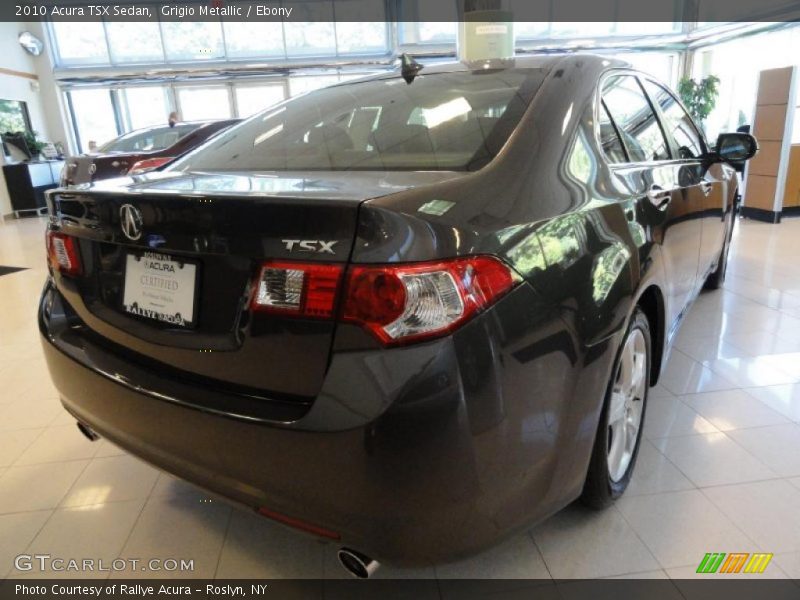 Grigio Metallic / Ebony 2010 Acura TSX Sedan