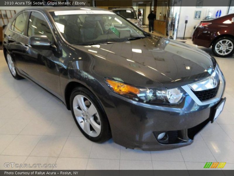 Grigio Metallic / Ebony 2010 Acura TSX Sedan