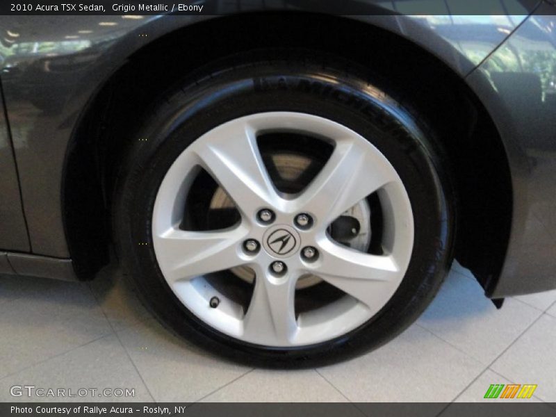 Grigio Metallic / Ebony 2010 Acura TSX Sedan