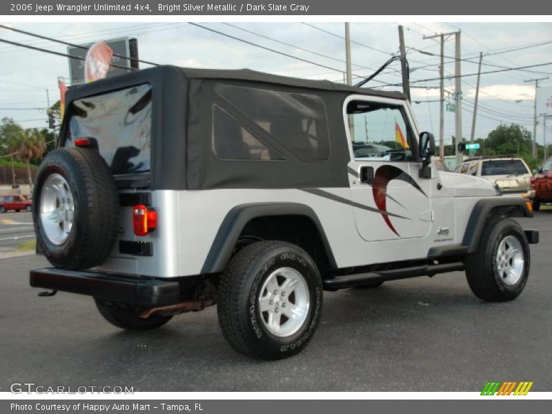 Bright Silver Metallic / Dark Slate Gray 2006 Jeep Wrangler Unlimited 4x4