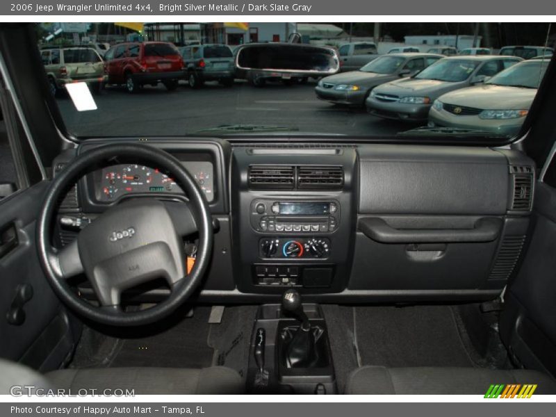 Bright Silver Metallic / Dark Slate Gray 2006 Jeep Wrangler Unlimited 4x4