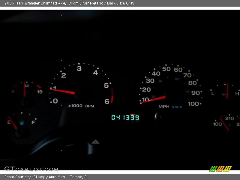 Bright Silver Metallic / Dark Slate Gray 2006 Jeep Wrangler Unlimited 4x4