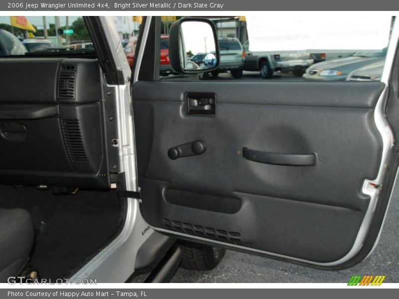 Bright Silver Metallic / Dark Slate Gray 2006 Jeep Wrangler Unlimited 4x4