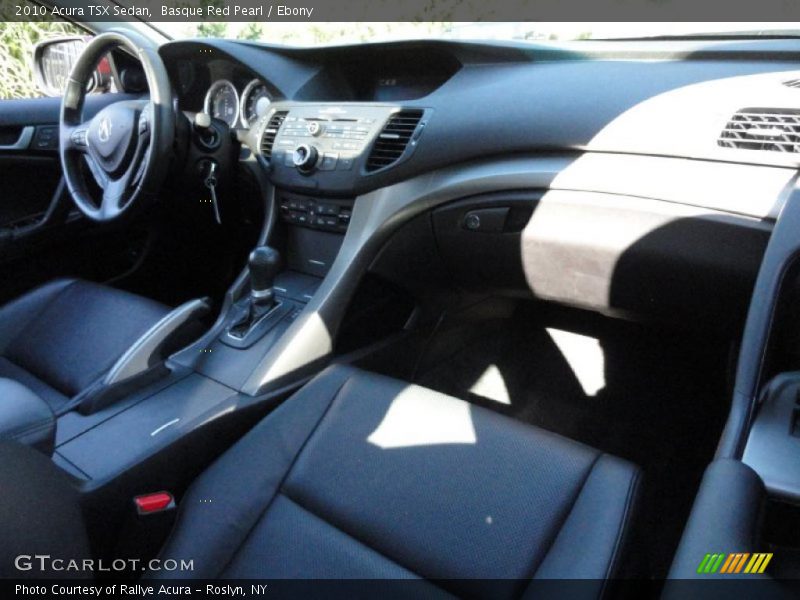 Basque Red Pearl / Ebony 2010 Acura TSX Sedan
